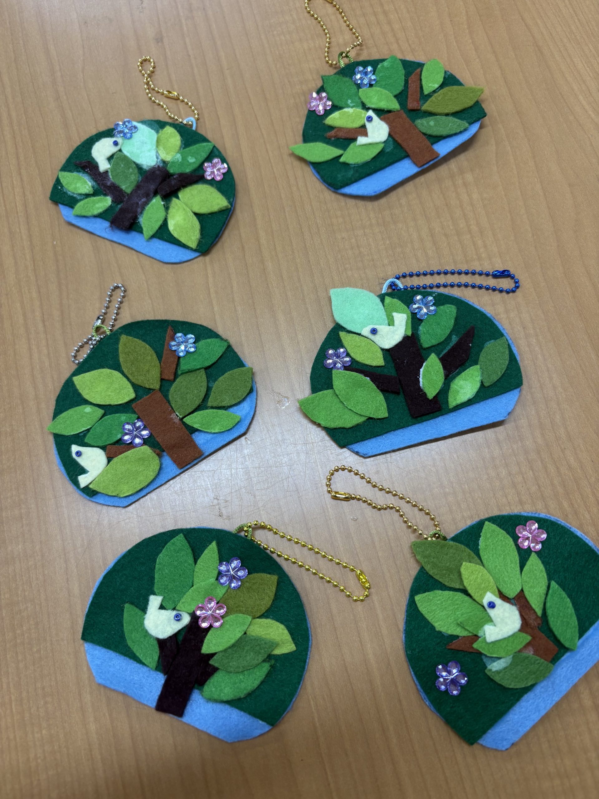 🍀春のワッペン作り🍀