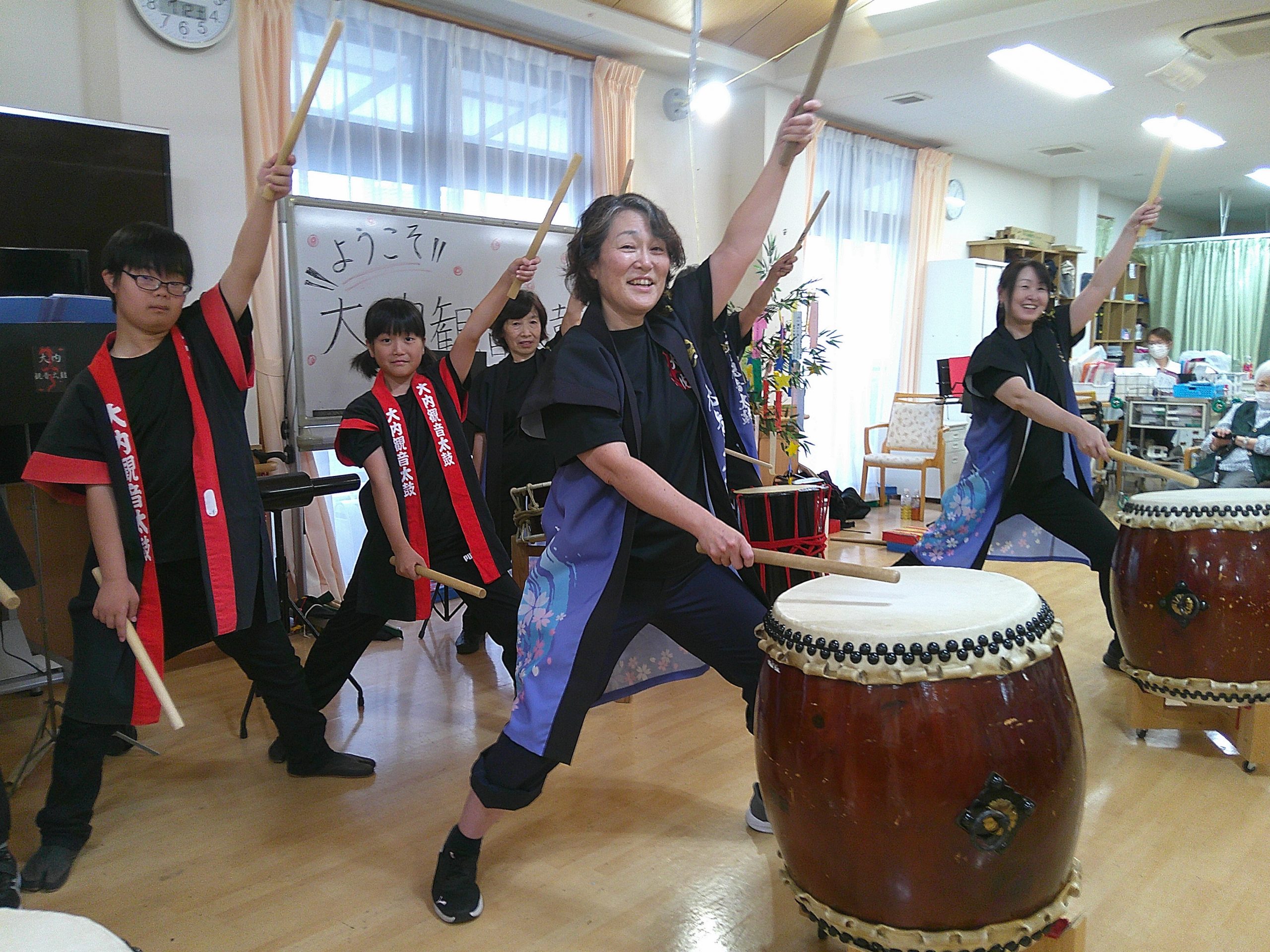 【大内観音太鼓様】の楽しい太鼓祭り～