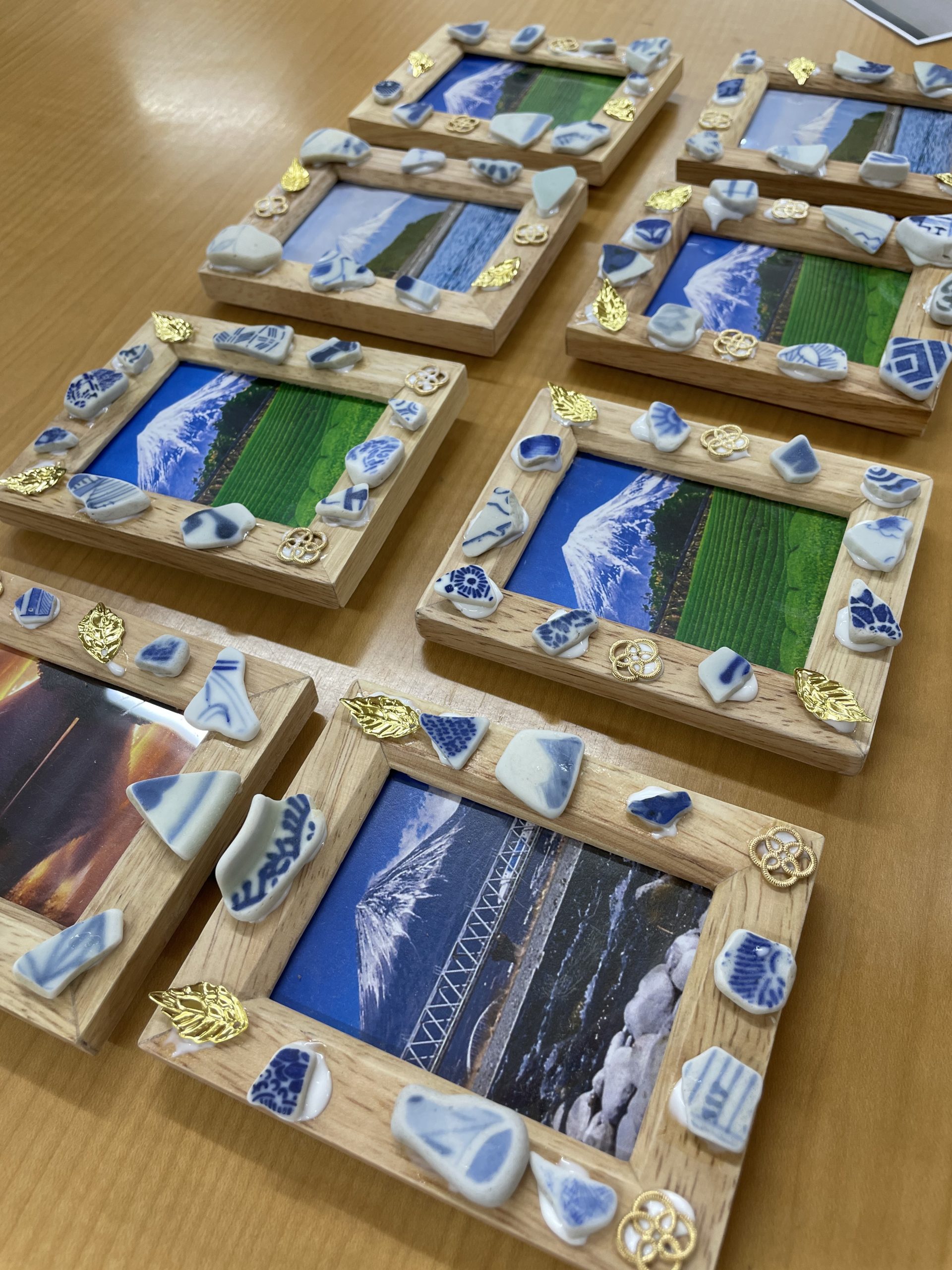 📸シー陶器の写真立て📸