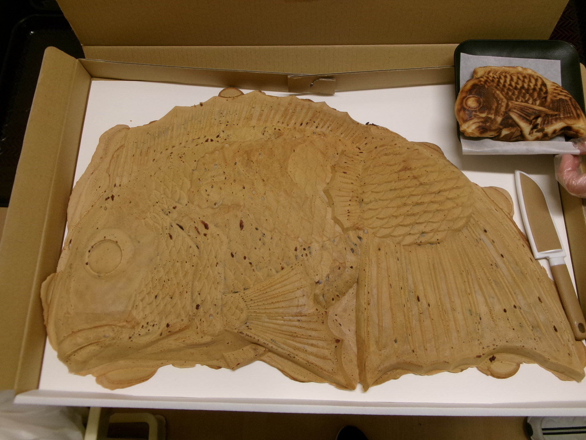 たい焼きの解体ショー🐡