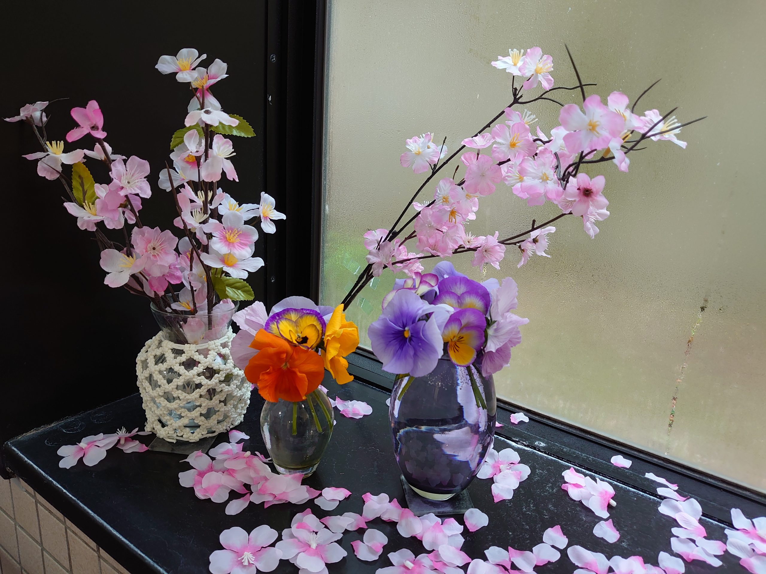 桜風呂と桜餅で春を満喫～🌸