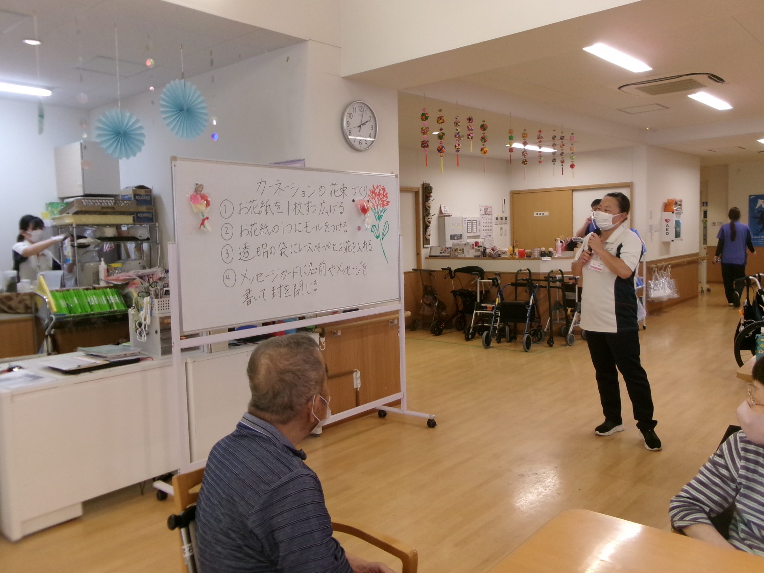 母の日の創作イベント