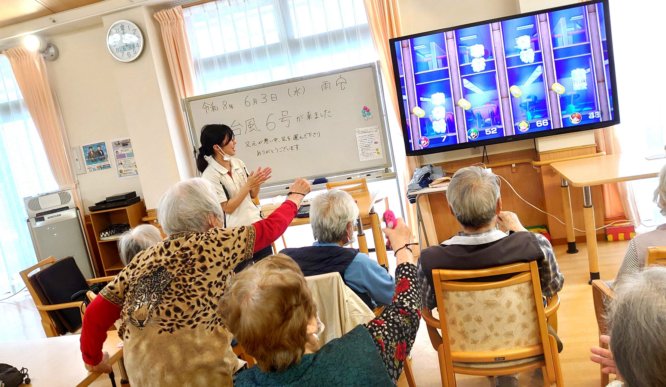 ある台風の日、のどかな一日