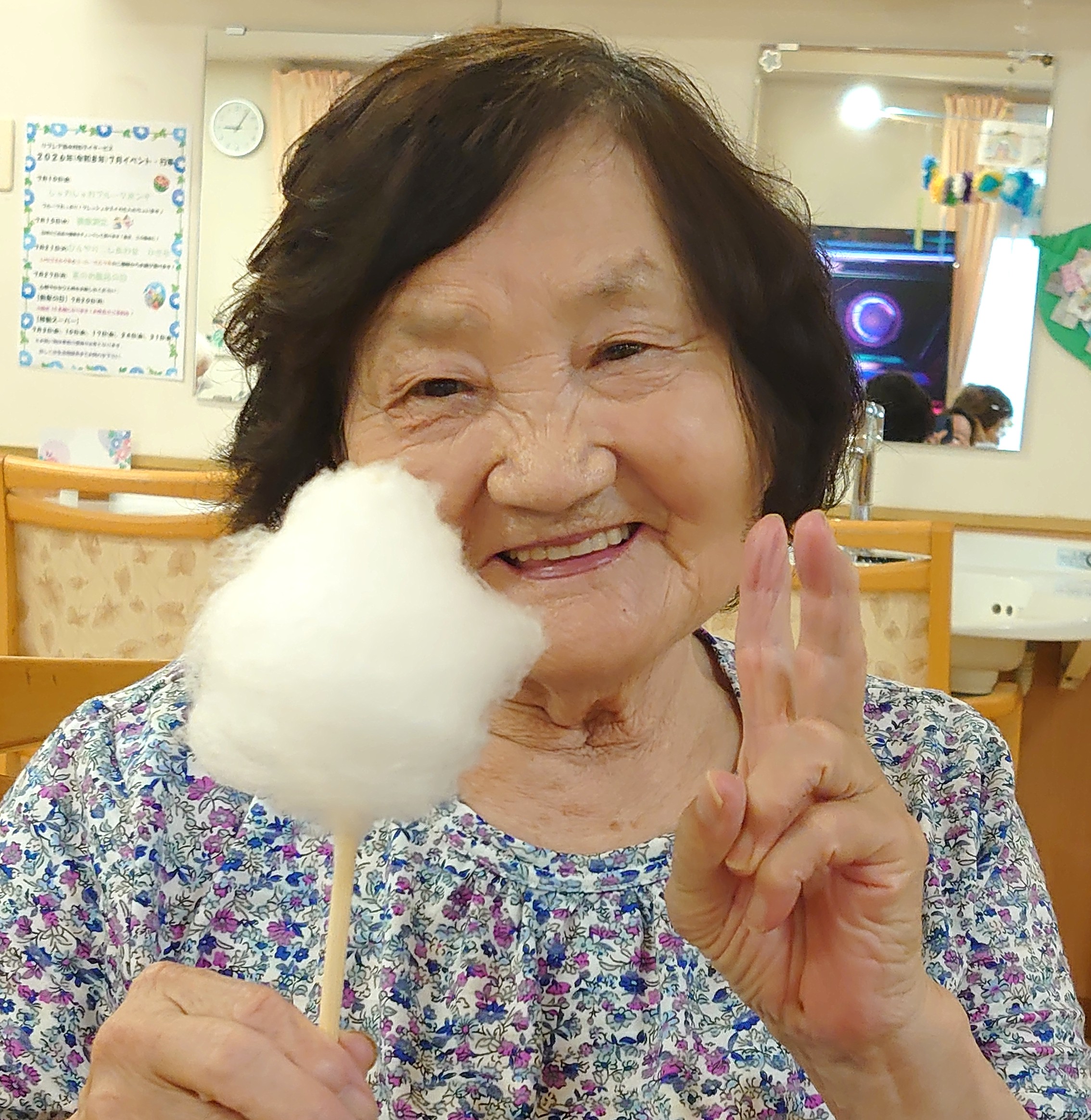 【童心に帰るひと時】綿あめおやつイベント